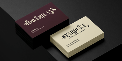 Meagre Display Font Poster 10