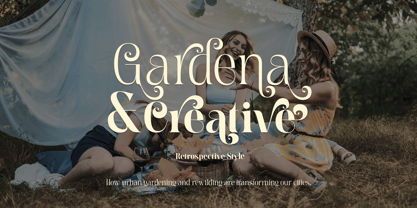 Meagre Display Font Poster 14