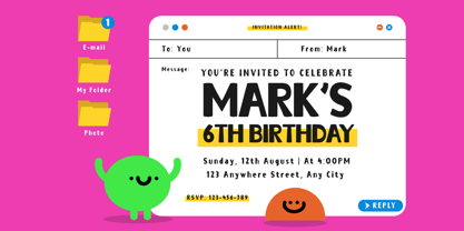 Den Duar Font Poster 3