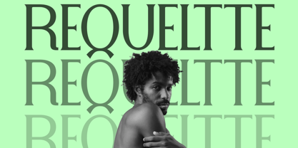 Requeltte Display Font Poster 1