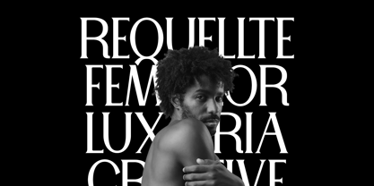 Requeltte Display Font Poster 4