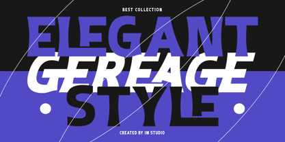 Gereage Font Poster 5