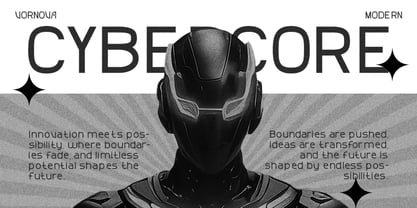 Vornova Font Poster 5