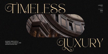 Luxany Display Pro Font Poster 9