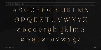 Luxany Display Pro Font Poster 3