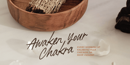 Written by Artist Font Poster 7