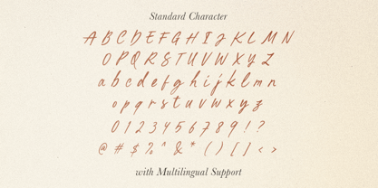 Written by Artist Font Poster 9