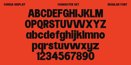 Corsia Display Font Poster 3