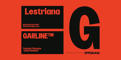 Corsia Display Font Poster 8