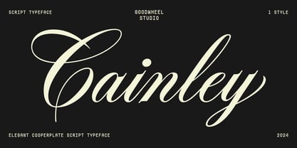 GW Cainley Font Poster 1