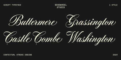 GW Cainley Font Poster 6