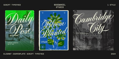 GW Cainley Font Poster 11