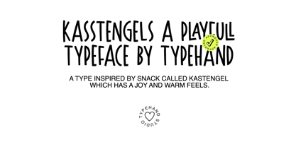 Kasstengels Font Poster 2