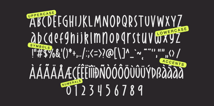 Kasstengels Font Poster 3