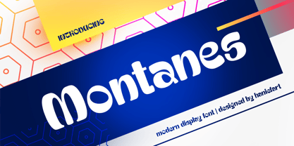 Montanes Font Poster 1