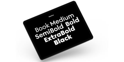 Haniva Font Poster 2