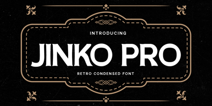 Jinko Pro Font Poster 1