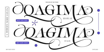 Aghetha Queen Font Poster 2