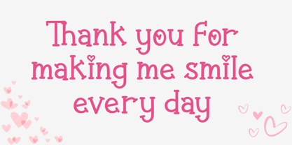 Valentine Balloon Font Poster 3