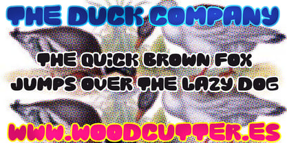 The Duck Company Font Poster 2