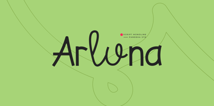 Arluna Font Poster 1