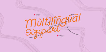 Arluna Font Poster 8