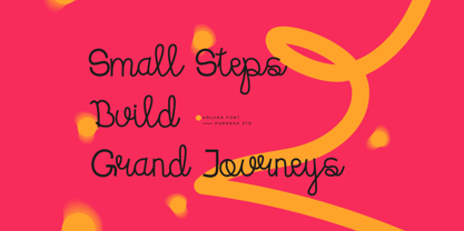 Arluna Font Poster 5