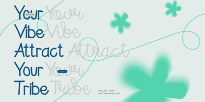 Arluna Font Poster 7