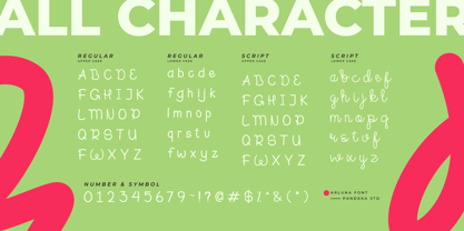 Arluna Font Poster 9