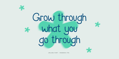 Arluna Font Poster 3