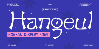 Hangeul Font Poster 1