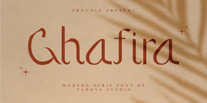 Ghafira Font Poster 1