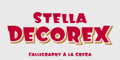 Stella Decorex Font Poster 1