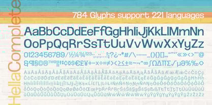 Hellafine Font Poster 7