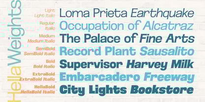 Hellafine Font Poster 2