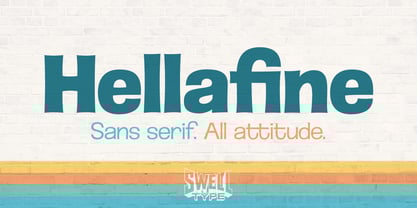 Hellafine Font Poster 1