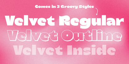 Velvet Flare Font Poster 2