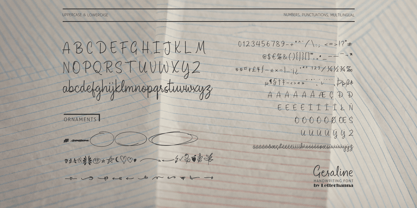 Geraline Font Poster 3