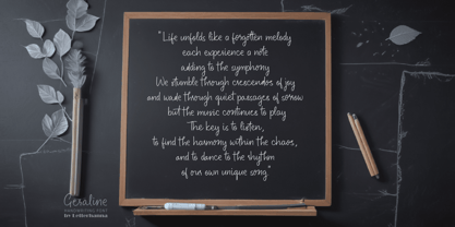 Geraline Font Poster 9