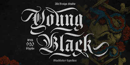 Young Black Font Poster 1