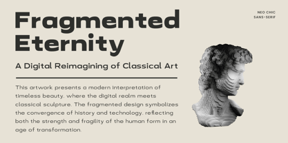 Neo Chic Font Poster 2