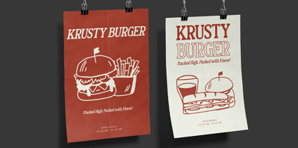 Second Choice Font Poster 3