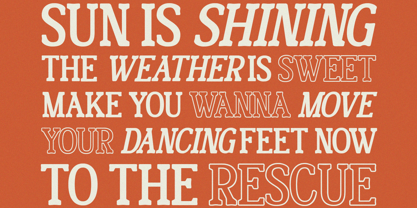 Second Choice Font Poster 5