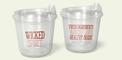 Second Choice Font Poster 10