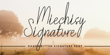 Miechisy Font Poster 1