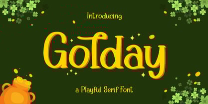 Golday Font Poster 1