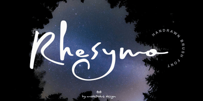 Rhesymo Font Poster 1