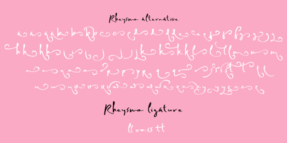 Rhesymo Font Poster 7
