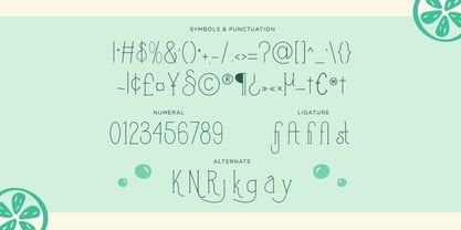 Cider Lime Font Poster 3