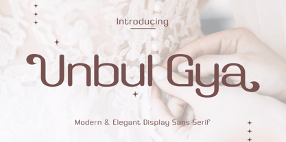 Unbul Gya Font Poster 1